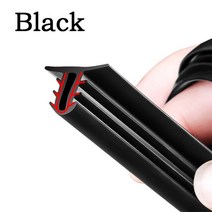 1.6M 고무 자동차 대시 보드 방음 씰 스트립 좌석 Leon Ibiza Ateca Altea Xl 5f Mk3 6l 6j FR Mk2 Mk1 Mk4 2 1p 1 m Exeo, [01] Black