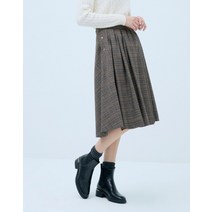 22FW 브라운 턱장식 스커트 HSSK2D934W2