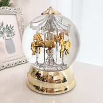 황금볼 회전목마 워터볼 오르골 스노우볼 LED조명 LED등 연인선물 무드등 어린이선물