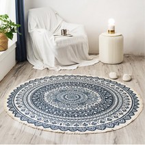 다세코 페르시안 바닥매트 빈티지 원형러그 거실 소파 홈데코 인테리어 카페트 발매트