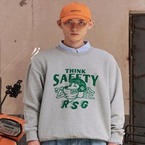 헤지스 그레이 퍼피 빅로고 맨투맨 SPTS1F205G1