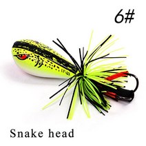 Fishking 점프 개구리 미끼 천둥 개구리 5.5cm 미끼 생체 공학 개구리 바다 낚시 하드 미끼 낚시 태클 dropshipping, 6