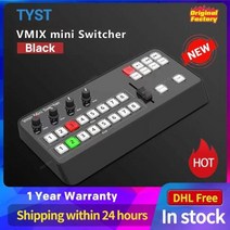 비디오스위처 TYST비디오 Vmix 미니 스위처 제어판 MIDI20 비디오 녹화 스위치 보드 Ins TV 방송, with tally output