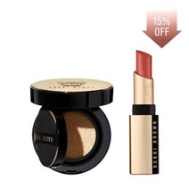 (백화점 정품) 바비브라운- 15%OFF 세럼 쿠션 + NEW 럭스 매트 립 세트, 엑스트라 라이트 + 보스 핑크