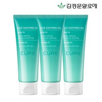 김정문알로에 큐어 알로에 수딩젤 100ml 3개