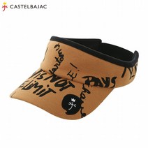 [까스텔바작] (여성)올패턴 기모 바이저_BG9WGC707_MU, 머스타드