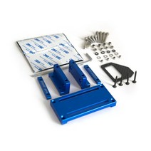 CRRCPRO Methanol Engine Test Bench Set Aluminum Alloy CNC for RC Airplane Helicopter DIY Tool Parts, [03] Blue
