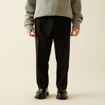 헤지스 블랙 밴딩 울 슬랙스 SPPA1F102BK