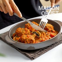[로얄베일] 블랙포레스트 타원손잡이볼 그라탕기, 상세 설명 참조, 색상:리버블루