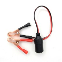 Car Battery Terminal Clip-on Car Cigarette Lighter Power Socket Adaptor 12v Power Adapter Splitter