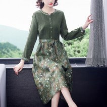 브랜드 봄가을 프리미엄 면마 여성 원피스 리얼 여름스커트 여름 A라인 썸머룩 롱스커트 짧은스커트