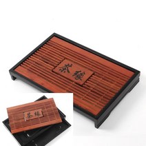 차판 차트레이 다도차판 다도용품 원목 43X28CM