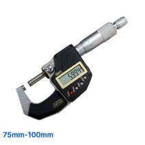 디지털 외경 마이크로미터 방수형 IP65 마이크로메다 75mm-100mm 정밀측정, 1개