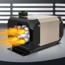 경유 온풍기 히터 카니발 화물차 차량용 무시동히터 이동식 차박 캠핑 24v, 12v 알루미늄 합금 4구 수평 복합기