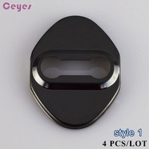 도어 스트라이커Ceyes 자동차 스타일링 JDM 도어 잠금 커버 Honda Mugen Power 용 DIY 케이스 Toyota Estim