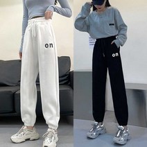 여성 홈패션 데일리 바지 캐주얼 밴딩 트레이닝 팬츠 - 2023968EA