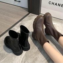 여대생 캐주얼 통굽워커부츠 삭스부츠 겨울여자신발
