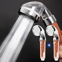 맥반석 정수 절수 중 고압샤워기 샤워기헤드 1+1, 맥반석 중 1+1, 상세페이지 참조