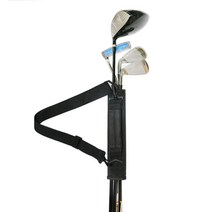 골프하프백 미니백 골프채 클럽 휴대용 가방, 블랙