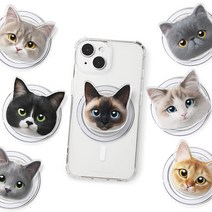 고양이 친구들 시즌2 맥세이프 마그네틱 자석 스마트톡 메탈 플레이트 링 포함 우체국택배 샴 턱시도 랙돌 엑죠틱 페르시안 아비시니안, G먼치킨겨울