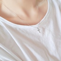 All써지컬 심플 데일리 베이직 십자가 목걸이