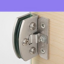 유리 도어 경첩 구멍이 없는 클립 캐비닛 아연 합금 하드웨어 디스플레이 가구, 01 S-845-F-