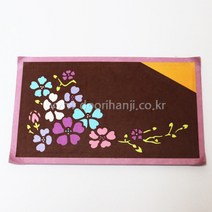 한지 사각접시류 DIY 한지공예 만들기세트 두리한지공방, 13.경진접시(대-2)_분홍
