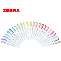 제브라 마일드라이너 형광펜 25색 낱개 / WKT7, 다크그레이