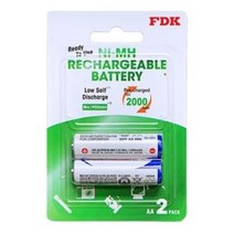 [디어제스트]_에프디케이 AA 충전지 전용 건전지 2알 2000mAh 지전지 니켈수소지 AA지 식건★★★★★, ▦▦▦이 상품으로 구매할래요, ▦▦▦이 상품으로 구매할래요