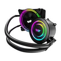 Darkflash-cpu 라디에이터 수냉 쿨러 DX240 4 핀 PWM RGB 아우라 싱크 워터 인텔 LGA 2011/1151/AM4 amd용, 01 TR120 Water Cooler_01 Black