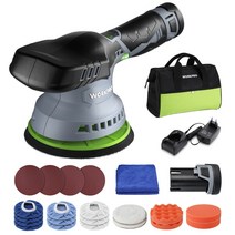 광택기 무선 듀얼 자동차 카테크 폴리셔 WORKPRO 12V DA 8 단 액션 버퍼 배터리, 1.DA Polisher - EU, 1.DA Polisher  EU