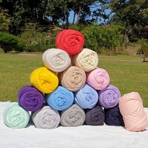 자이언트얀 빅얀 점보얀 패브릭얀 점보실 암니팅 핸드니팅 핑거니팅 자이언트실 17색상, 화이트