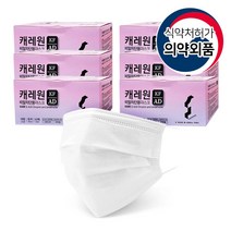 캐레원 저자극 비말차단 일회용 마스크 50개입 6개 300매, 화이트