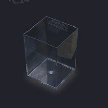 사각투명한 플라스틱 통 75x75x105mm/과학 실험 키트 교구 도구 만들기