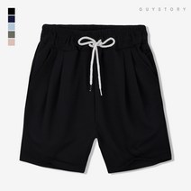 가이스토리 남여공용 여름용 엠보 베리 4부 밴딩 반바지 5color