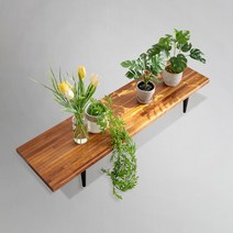 위튼 멀바우 다용도 선반 장식장 1450 (착불), 색상:멀바우