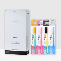 아미덴 대왕 칫솔 골드모 왕칫솔 긴칫솔 큰칫솔 점보 와이드 대형 치과용 치솔 교정 치아, 1개