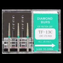 연마브러쉬 폴리셔 10 Packs30Pcs 치과 다이아몬드 버 TF11TF13CTF21 폴리셔 드릴 도구 FG 16mm 고속 핸드 피스 연마 DIABURS, TF-13C