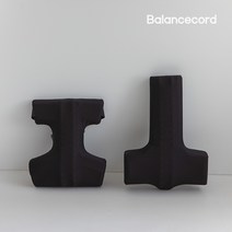 [SET] 발란스코드 카이로프랙틱 쿠션D + 쿠션, 블랙, 블랙