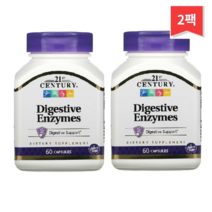 21st Century 소화 효소 60 캡슐, 2개