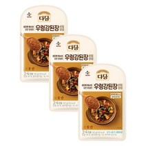 CJ 다담 우렁강된장 비빔 양념 된장찌개 집된장 홈쿡 장 140g 3개 1세트, 19세트