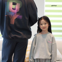 네온 알파벳 긴팔 주니어 상하복 아동 성인 패밀리룩 캐릭터 상하세트