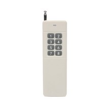 리모컨 찾기 3000m 장거리 고출력 1/2/4/6/8/12CH RF 무선 제어 송신기 433 MHz 릴레이 스위치 라이트, 협력사, 8