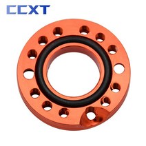 Motorcycle CNC 28mm Carb Adjuster Carburetor Inlet Manifold Spinner Plate Adaptor For atv 호환 KTM Hon, [07] Orange