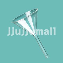 학교 실험실 과학실용 유리깔때기 100ml 실험수업 연구수업 연구교구 연구기자재 연구실 과학교구 연구교재, 1개, 유리 깔때기75mm