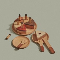 숲소리 주방놀이-생일세트 원목 장난감 -인증, 1) 단품(각인선택안함)