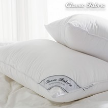 클래식패브릭 통세탁 신소재 클러스터로프트 솜사탕베개 800g