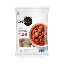 CJ제일제당 크레잇 고메 미트볼 1kg 냉동, 1개