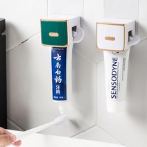 치약짜개 튜브형 핸드크림 짜개 홀더 디스펜서 돌리는 절약 다쓰기 홀더 폼클렌징 스크럽, 화이트