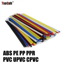 범퍼 수리 플라스틱 용접기 용접 기계 용접봉 ABS PP PE PPR PVC UPVC CPVC 1m 길이 2 개, [02] White 1m 2pcs, [02] PE, 2개